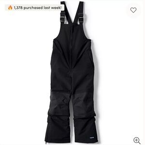 Kids Squall Waterproof Insulated Iron Knee Snow Bibs